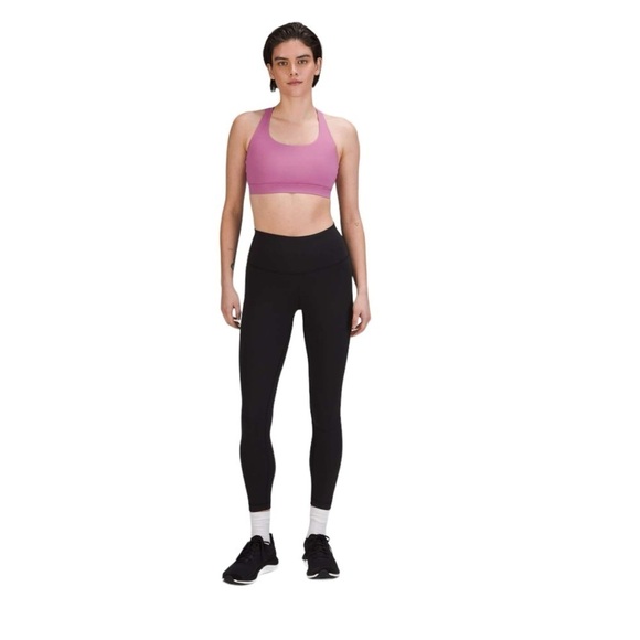 Lululemon Energy Bra Sz 10 Medium Support Velvet Dust - Picture 2 of 11